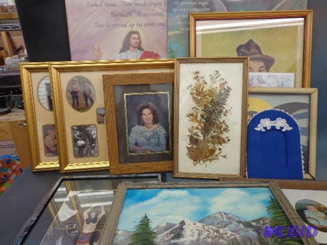 Assorted Pictures and Picture Frames...