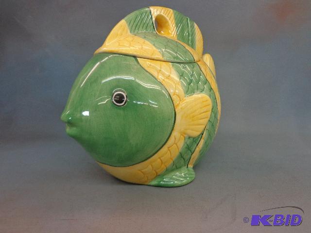 Fish Cookie Jar   Great Condition ...
