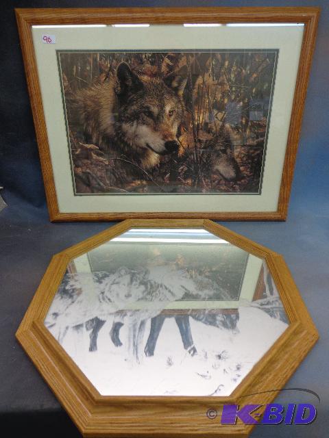 Wolf Pictures (2)   26 X 20  (1) is Hexagon S...