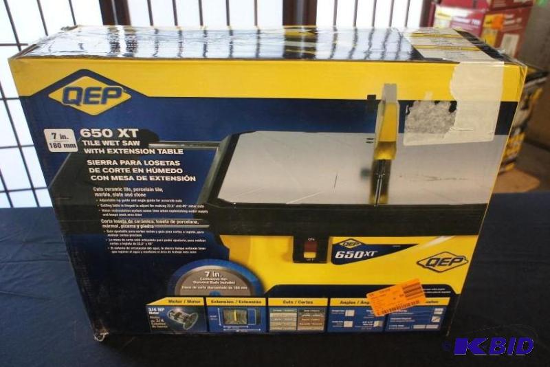 QEP 650XT Tile Wet Saw with Extension Table -...