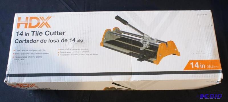 HDX 14&quot Tile Cutter - Please see all pic...
