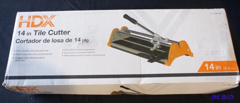 HDX 14&quot Tile Cutter - Please see all pic...