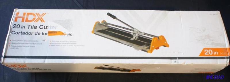 HDX 20&quot Tile Cutter - Please see all pic...