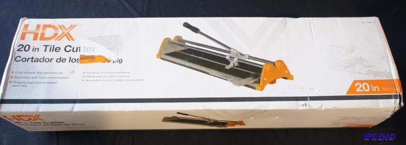 HDX 20&quot Tile Cutter - Please see all pic...