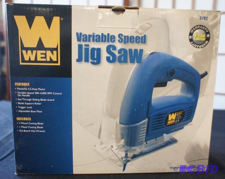 New Wen Variable Speed Jig Saw - Tested and w...