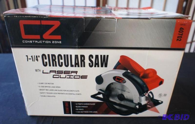 New Construction Zone 7 14&quot Circular Sa...