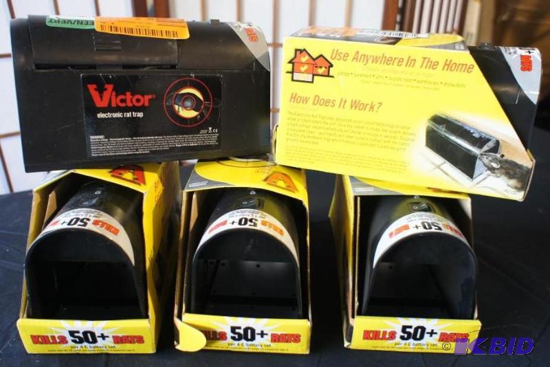 Victor Electronic Rat Traps (Qty 5) - Please...