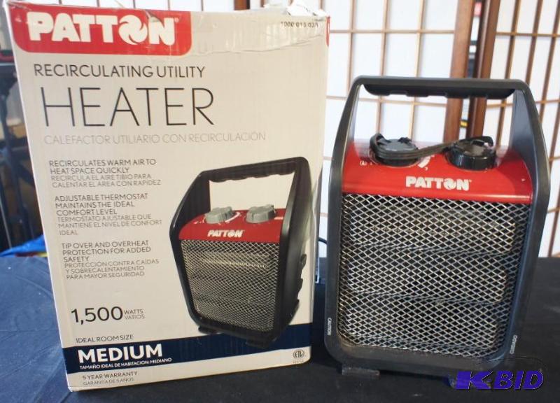 Patton 1500 watt Recirculating Utility Heater...