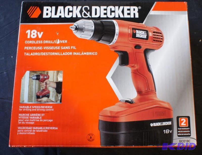 Black and Decker 18 volt DrillDriver - Pleas...
