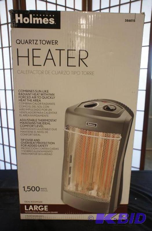 Holmes Quartz Tower Heater - 1500 watts - Roo...
