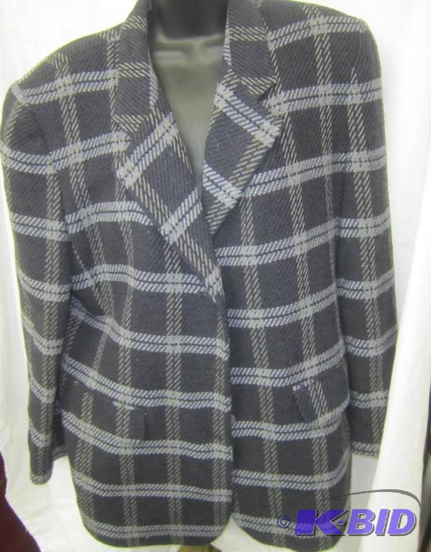 Black and Grey Blazer Jacket Womens Sport Coat