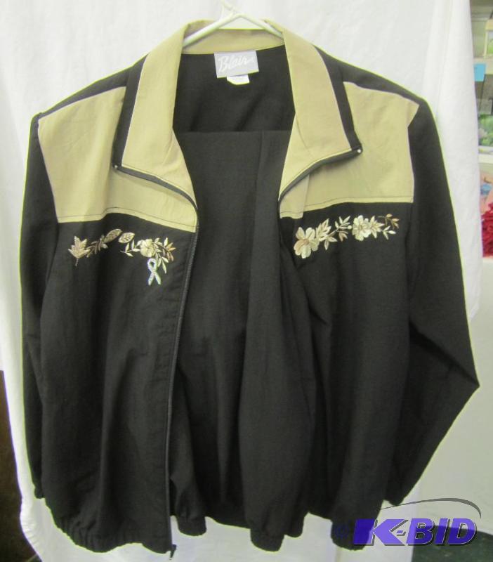 Spring Black Pants and Black and Tan Jacket
