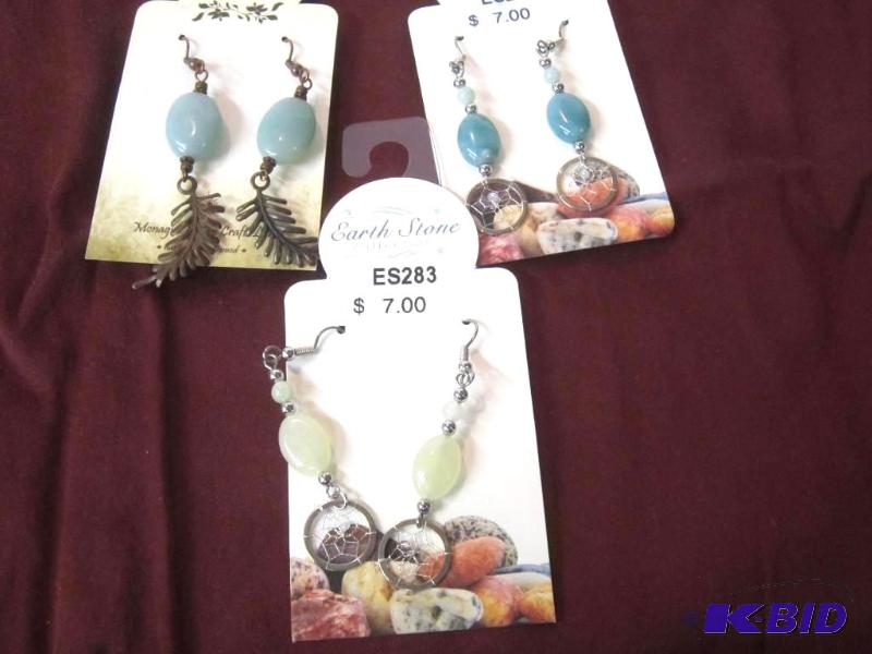 Lot of 3 Pairs of Earrings - 2 Dream Catchers