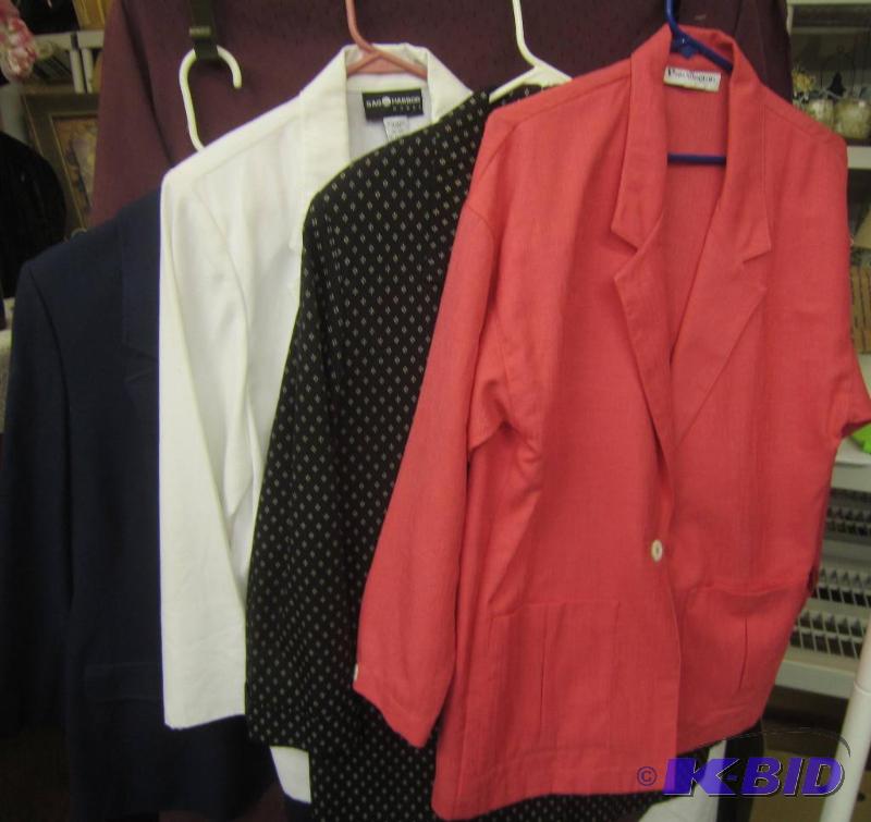 4 Blazer - Navy Blue, White, Black and White and Peach - Size 14 to 18