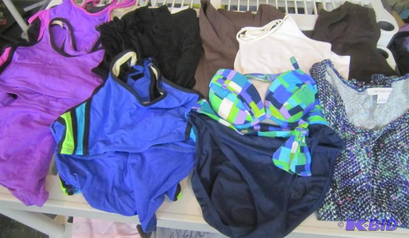 3 two Piece Swimsuits, 1 one Piece Swimsuit and 4 Tank Tops