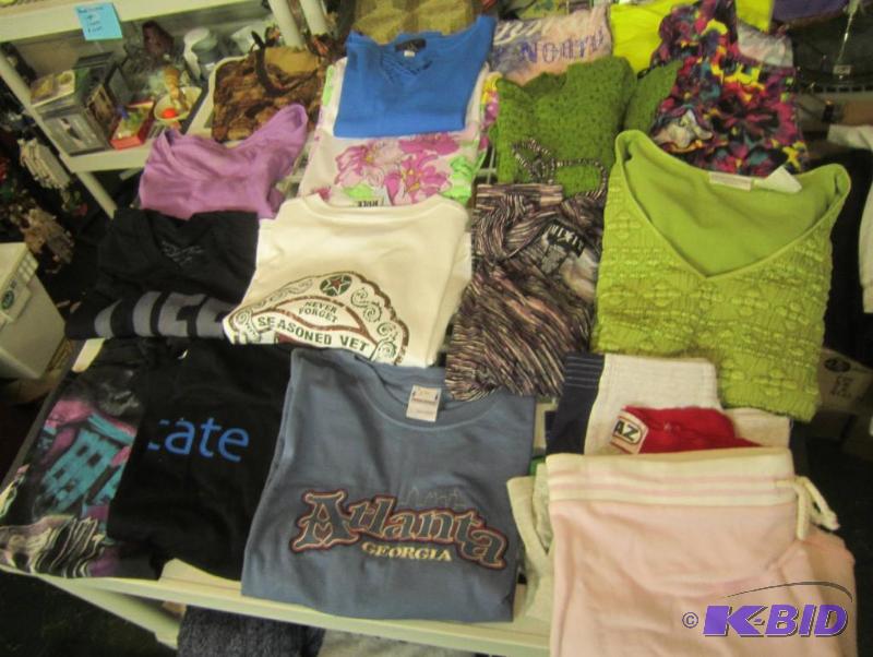 15 Misc Shirts and 3 Pairs of Shorts