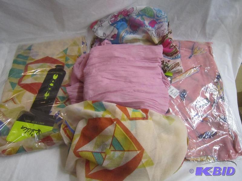 Lot of 5 New Scarves
