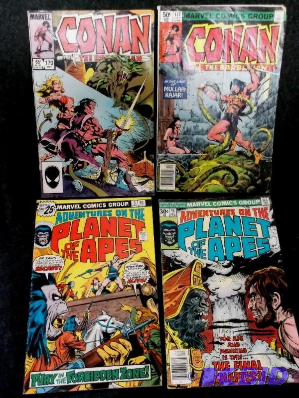 lot 35 image: Lot with 4 collectable comic books....