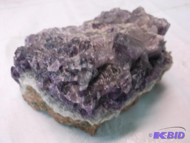 lot 51 image: Beautiful large piece of Amethyst & Quart...