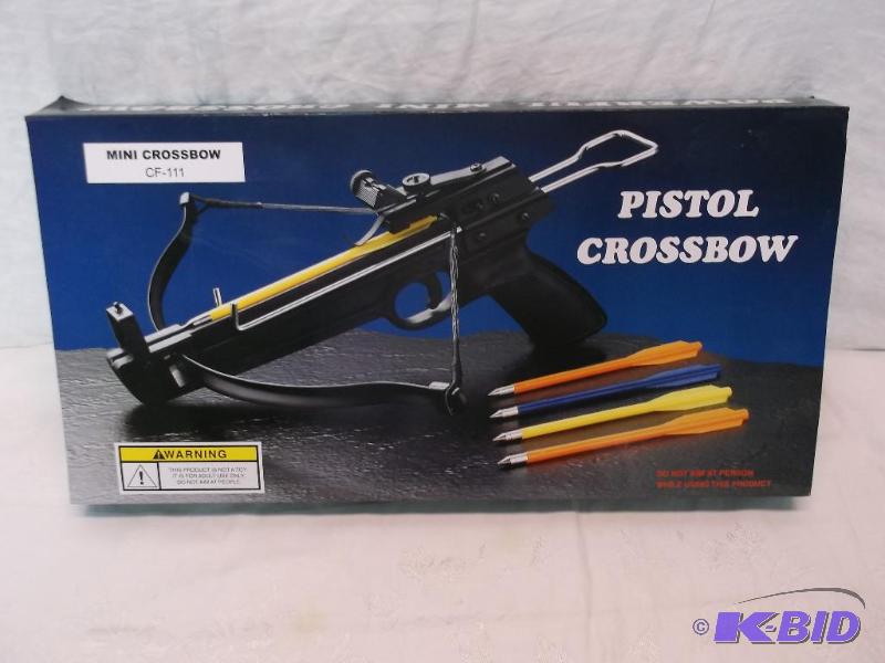 lot 56 image: Pistol Crossbow like new in package this is n...