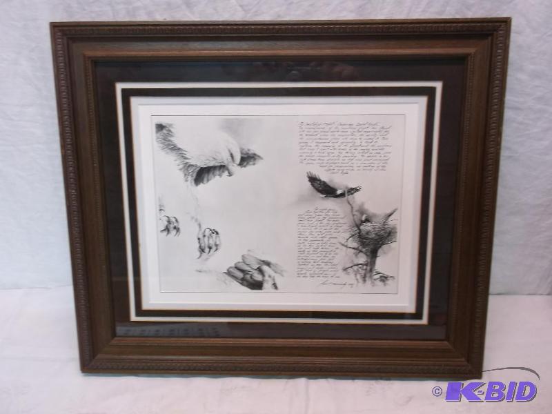 lot 61 image: Beautiful framed signed print &quotThe Court...