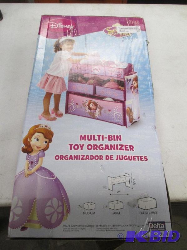 lot 7 image: Disney Multi-Bin Toy Organizer