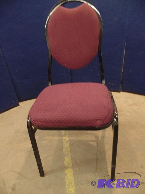 18 Eukya Steel and Upholstered Banquet Chairs