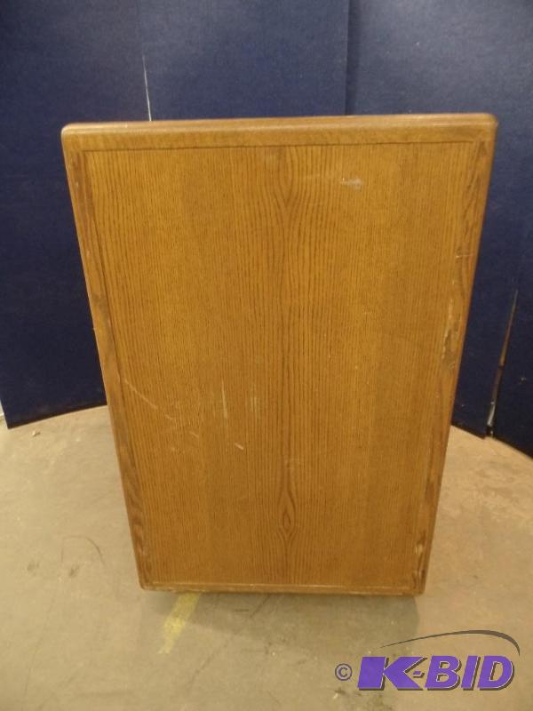 2 Oak and Plywood Podiums