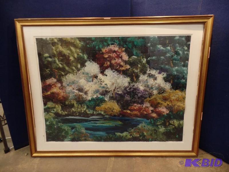 Very Large Framed Landscape