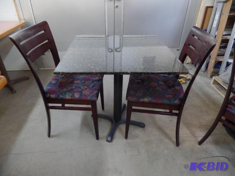 Granite Table and Chairs