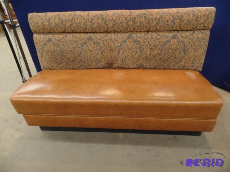 3 Pine Upholstered Booth Benches