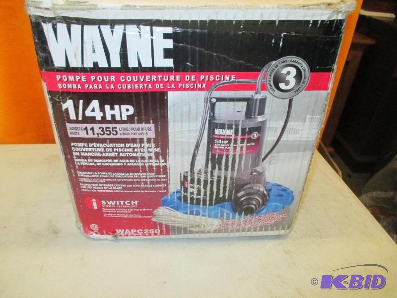 Wayne 12 HO Water pump