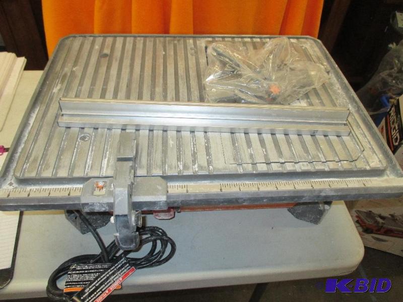 Ridgid Portable Job Site Wet Saw