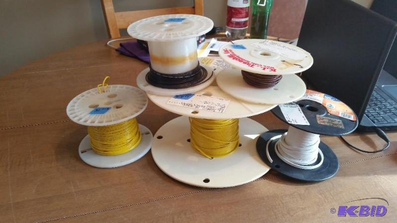5 spools of wire