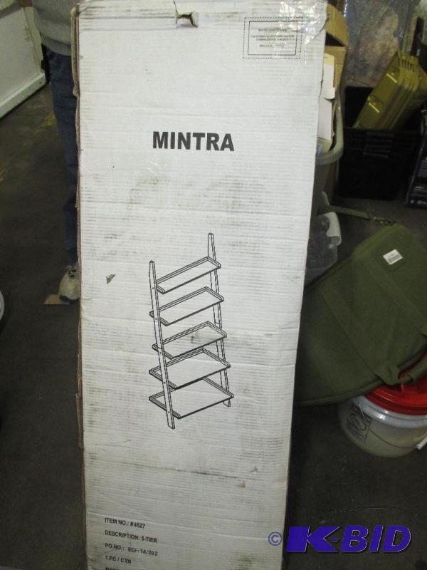 5 tier leaning shelf