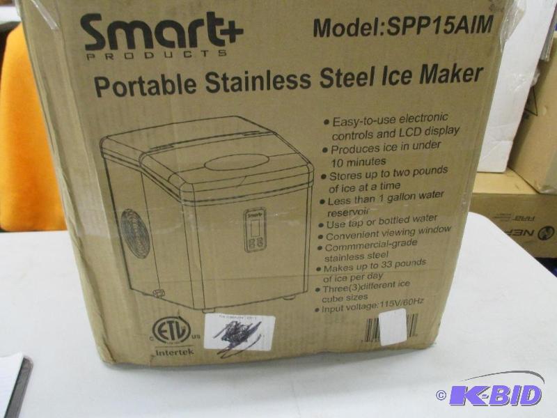 Smart Products Stainless Steel Ice Maker