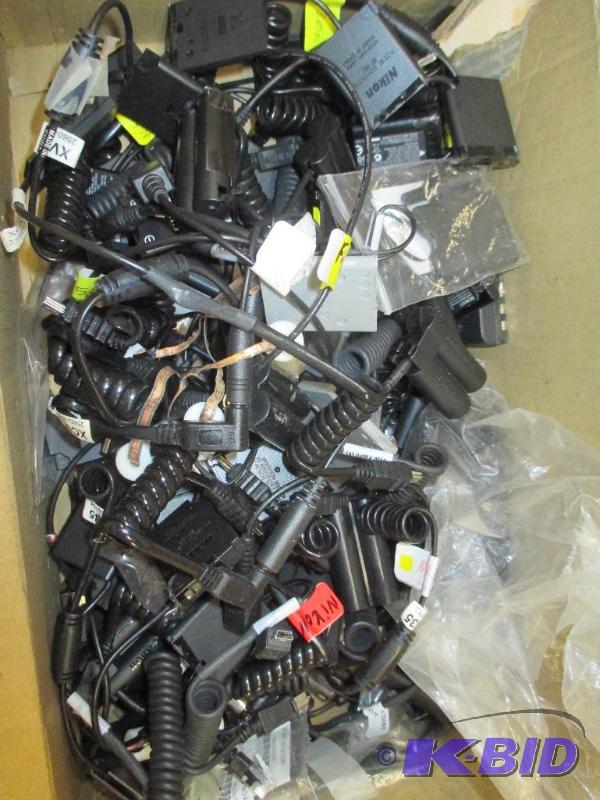 Box of Camera Power Cords