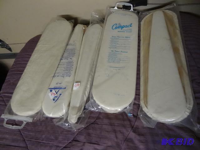 lot 12 image: Qty 5 Vintage Portable Ironing Boards NOS...