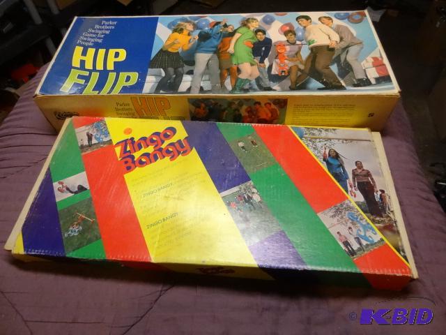 lot 120 image: 2 vintage games Zango Bango and Parker Brothe...