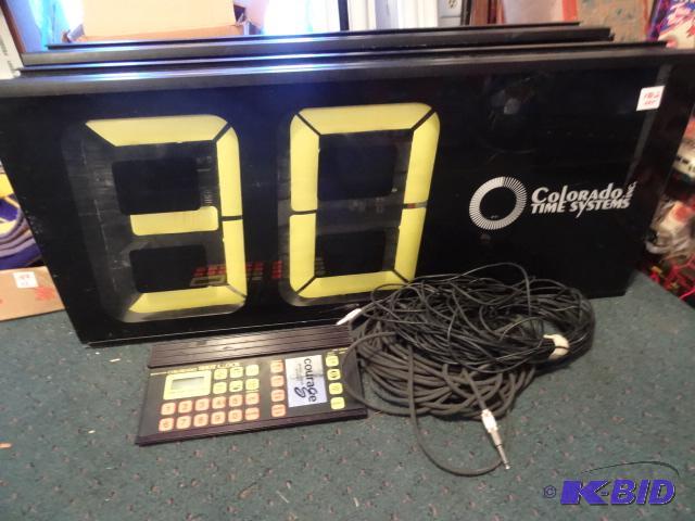 lot 182 image: Colorado Time Systems dual 30 second portable...