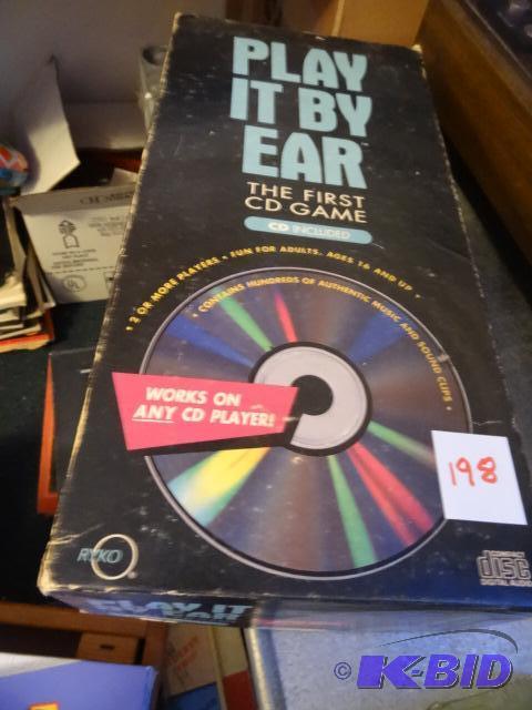 lot 198 image: Play It By Ear, The First CD Game, fun trivia...