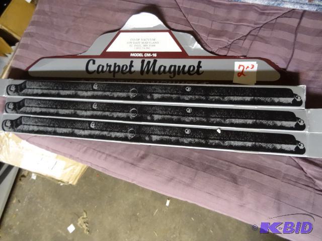 lot 2 image: Qty 3 Vacuum Cleaner Magnetic Strips for Carp...