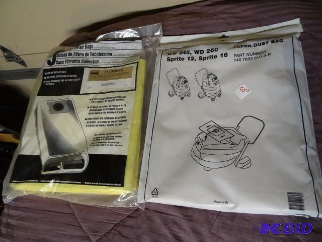 lot 20 image: Lot of misc Commercial Vacuum Cleaner Bags. P...