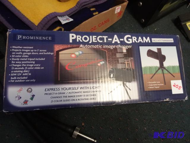 lot 205 image: Project-A-Gram automatic image changer outdoo...