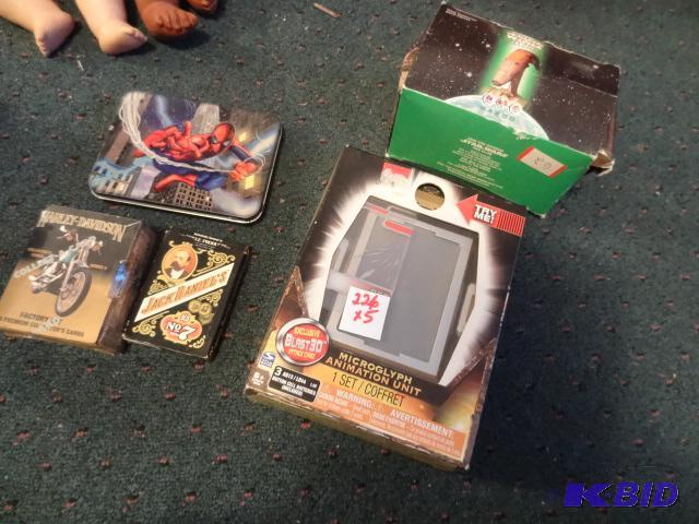 lot 226 image: Box of Star Wars, Spiderman and more as shown...