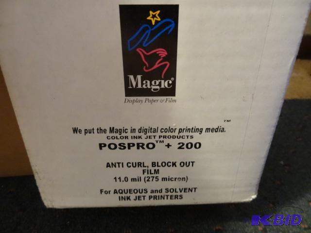 lot 243 image: Pospro  200 anti-curl blockout film...