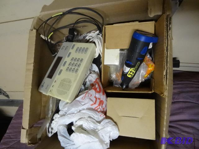 lot 29 image: Box of misc Dremel etc as shown....