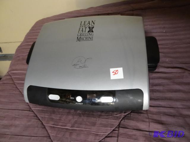 lot 50 image: Family size George Foreman grill with removab...