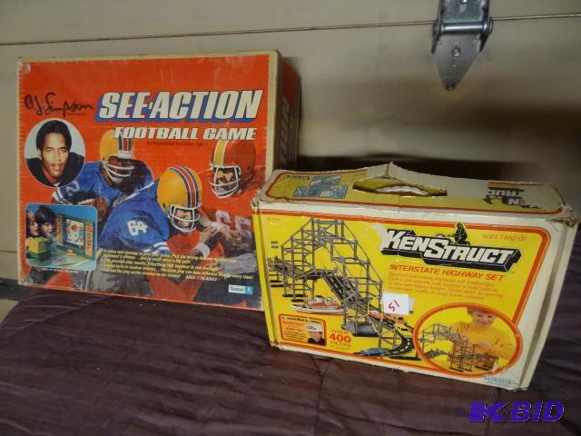 lot 51 image: Vintage Ken Struct building set and rare O.J ...