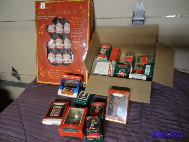 lot 53 image: Hallmark  more Christmas ornaments....